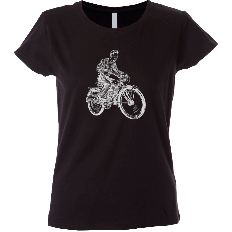 Camiseta mujer bicicleta con motor