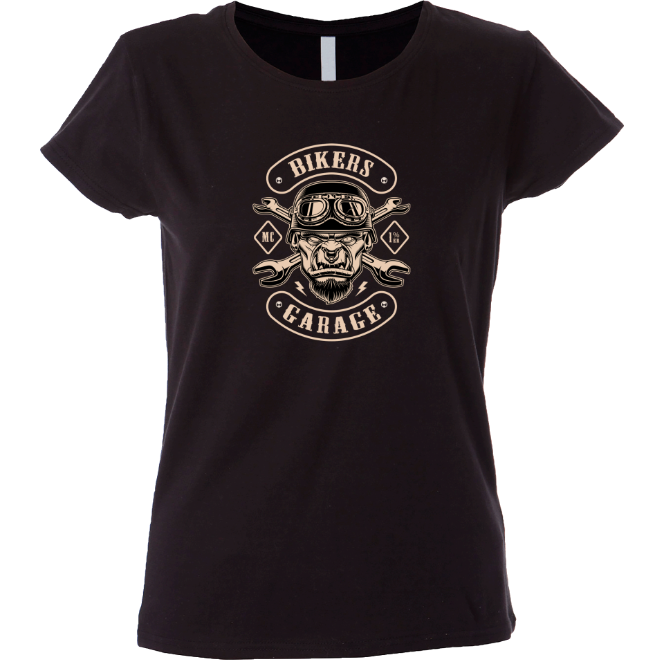 Camiseta mujer bikers garaje