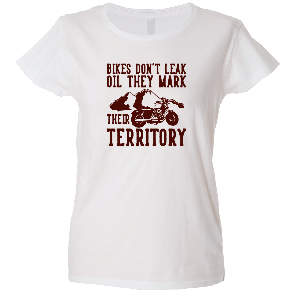 Camiseta mujer bikes don't leak