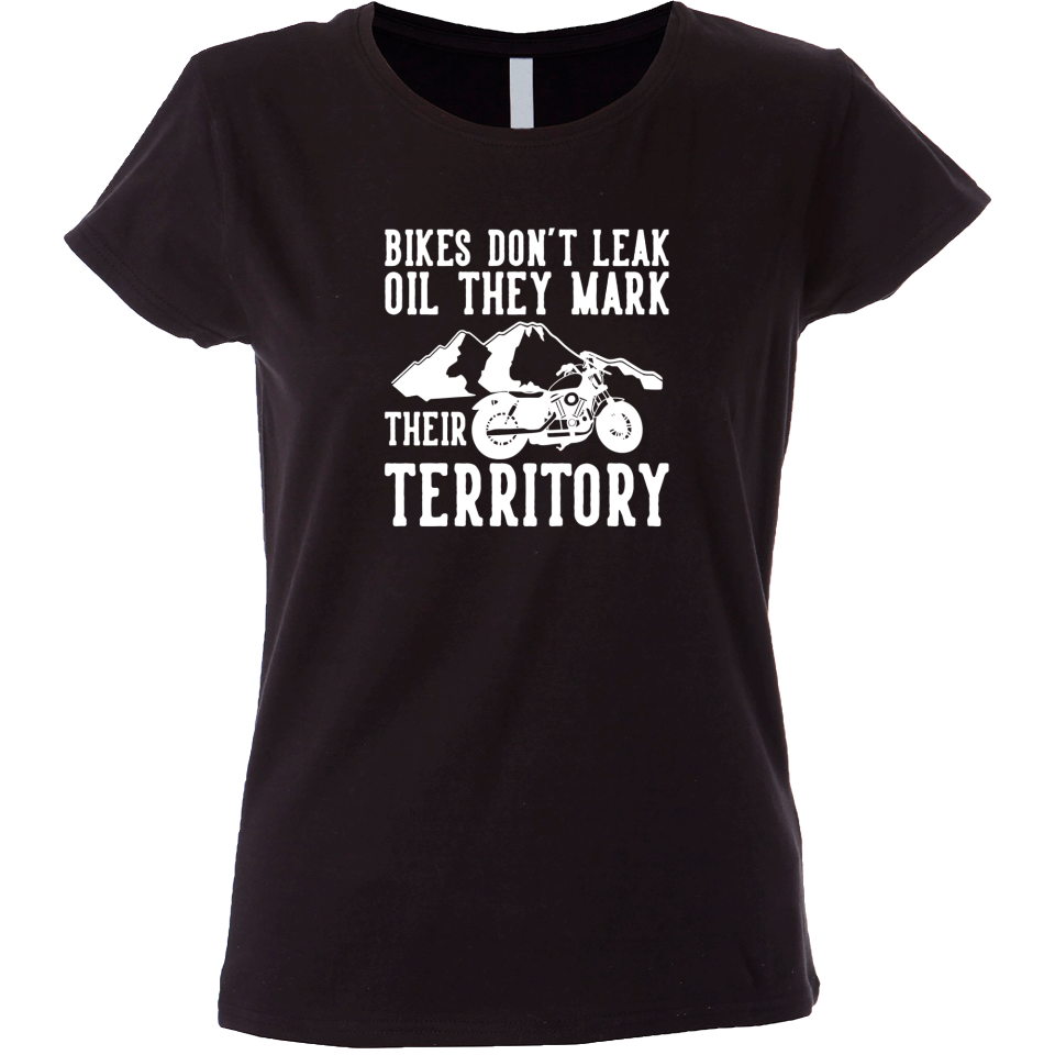 Camiseta mujer bikes don't leak