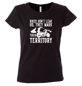 Camiseta mujer bikes don't leak