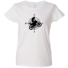 Camiseta mujer brújula motos