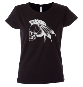 Camiseta mujer calavera india