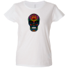 Camiseta mujer calavera mandala