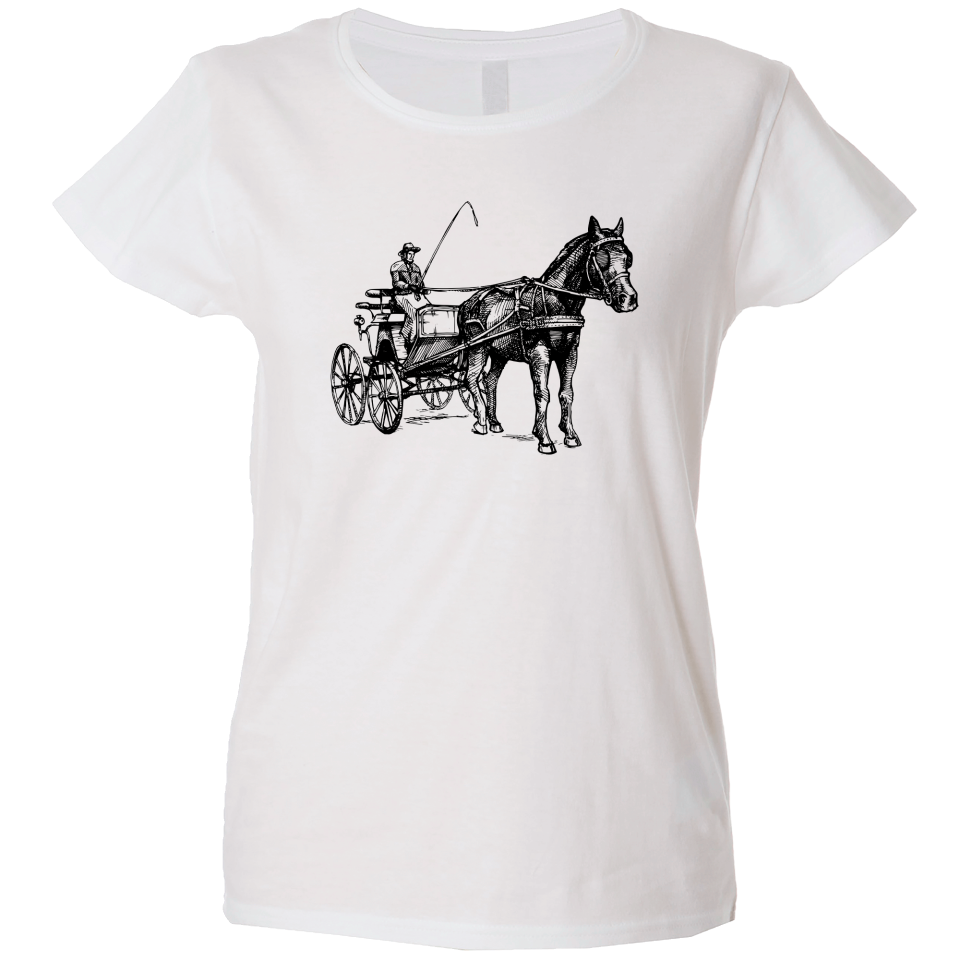 Camiseta  mujer carroza