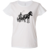 Camiseta  mujer carroza