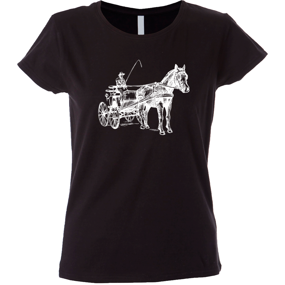 Camiseta  mujer carroza