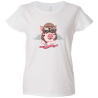 Camiseta  mujer cerdito aviador