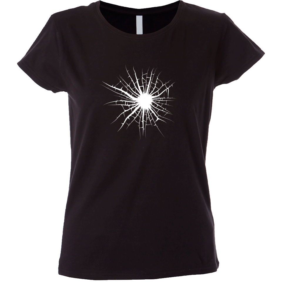 Camiseta mujer cristal roto