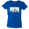 Camiseta mujer desfile motos lgbti