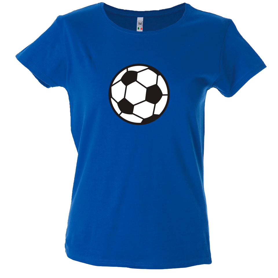 Camiseta mujer dibujo balón