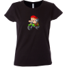 Camiseta mujer dibujo moto