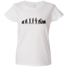 Camiseta mujer evolución mecánico