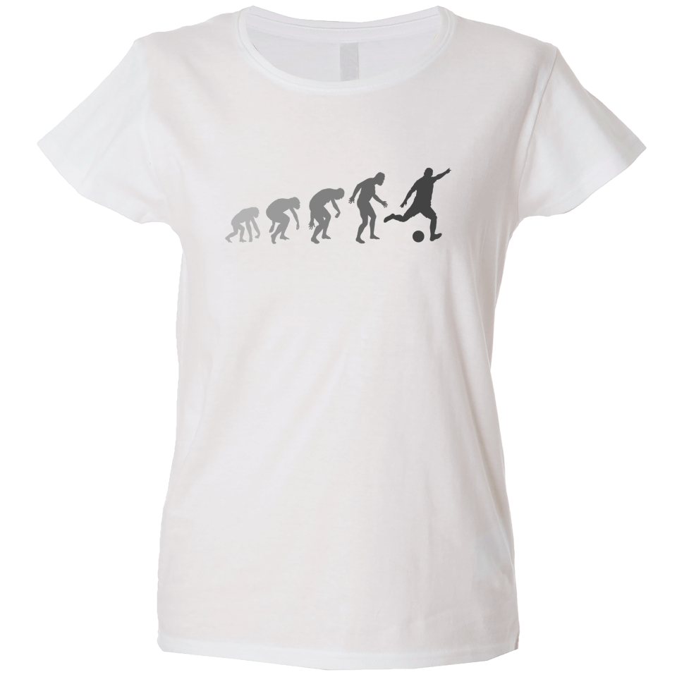 Camiseta mujer evolución fútbol