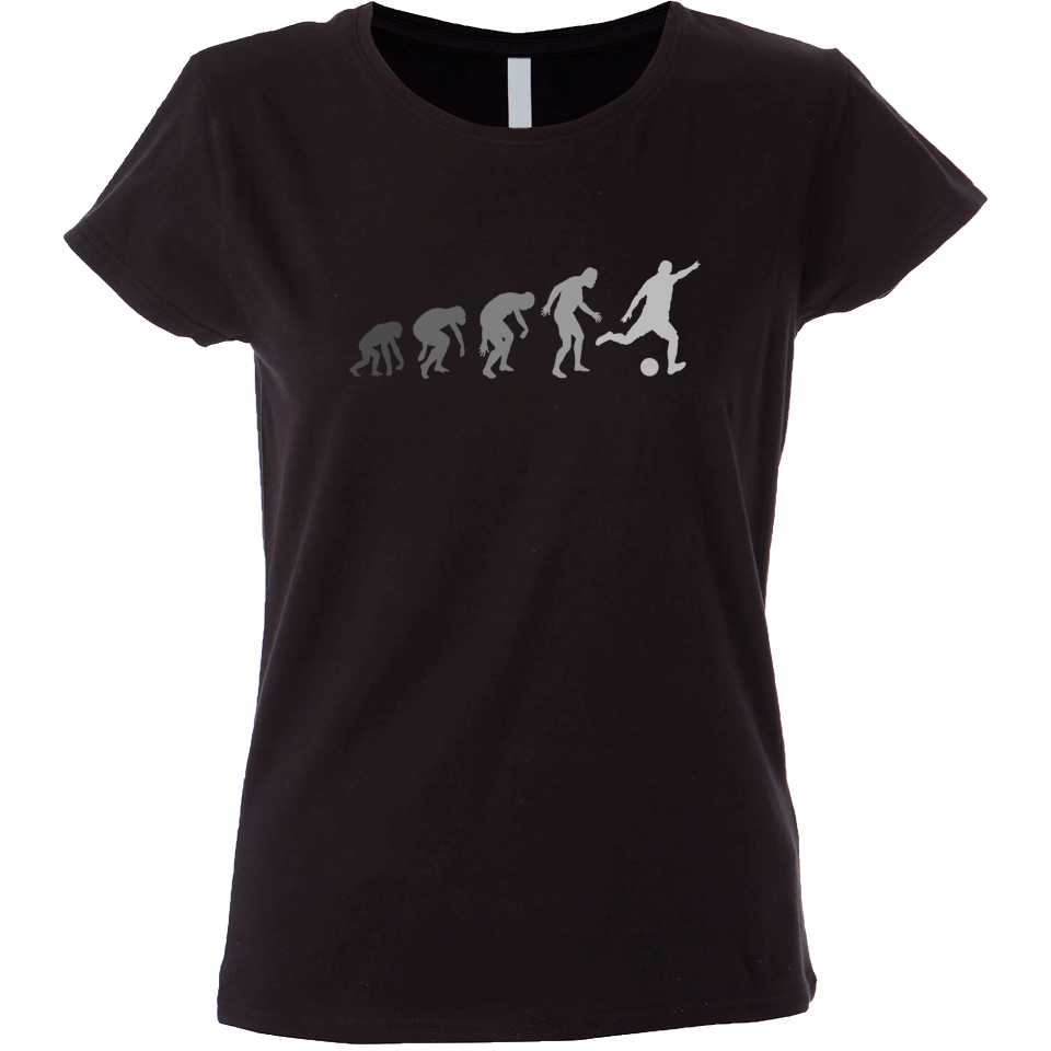 Camiseta mujer evolución fútbol