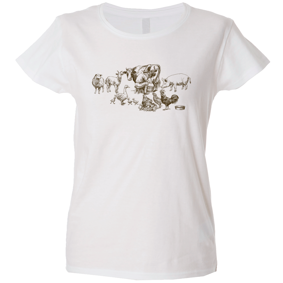 Camiseta mujer granja