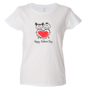Camiseta mujer happy fathers day