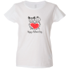 Camiseta mujer happy fathers day