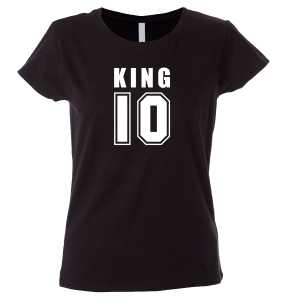 Camiseta mujer king 10