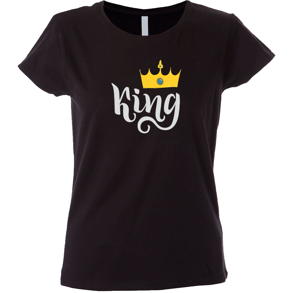 Camiseta mujer king