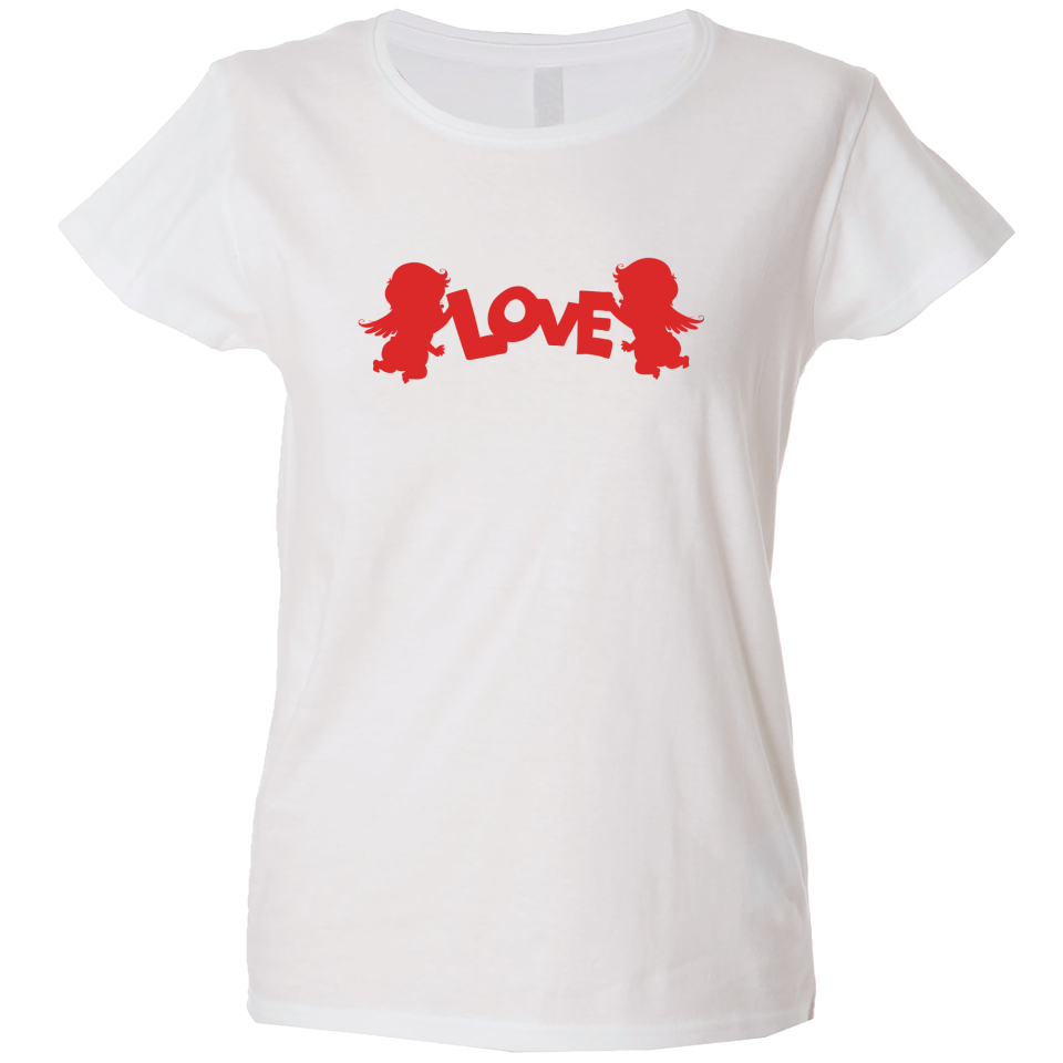 Camiseta mujer love cupido
