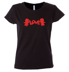Camiseta mujer love cupido