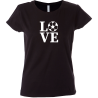 Camiseta mujer love fútbol
