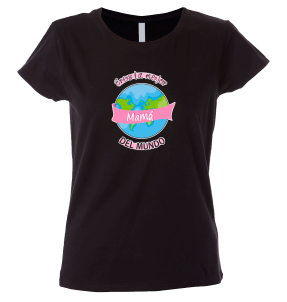 Camiseta mujer mejor mamá del mundo