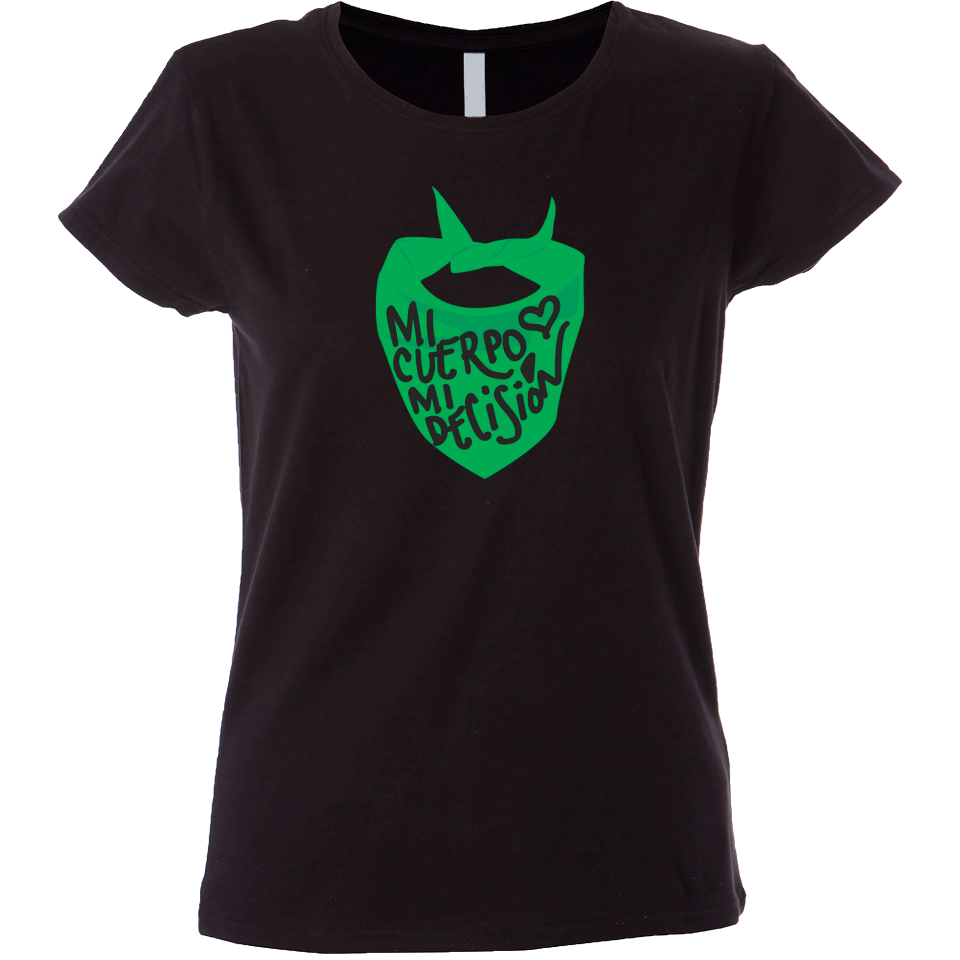 Camiseta mujer mi cuerpo mi decisión
