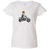 Camiseta mujer modelo moto