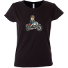 Camiseta mujer modelo moto