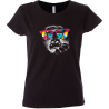 Camiseta mujer mono hipy