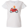Camiseta mujer mujer moto