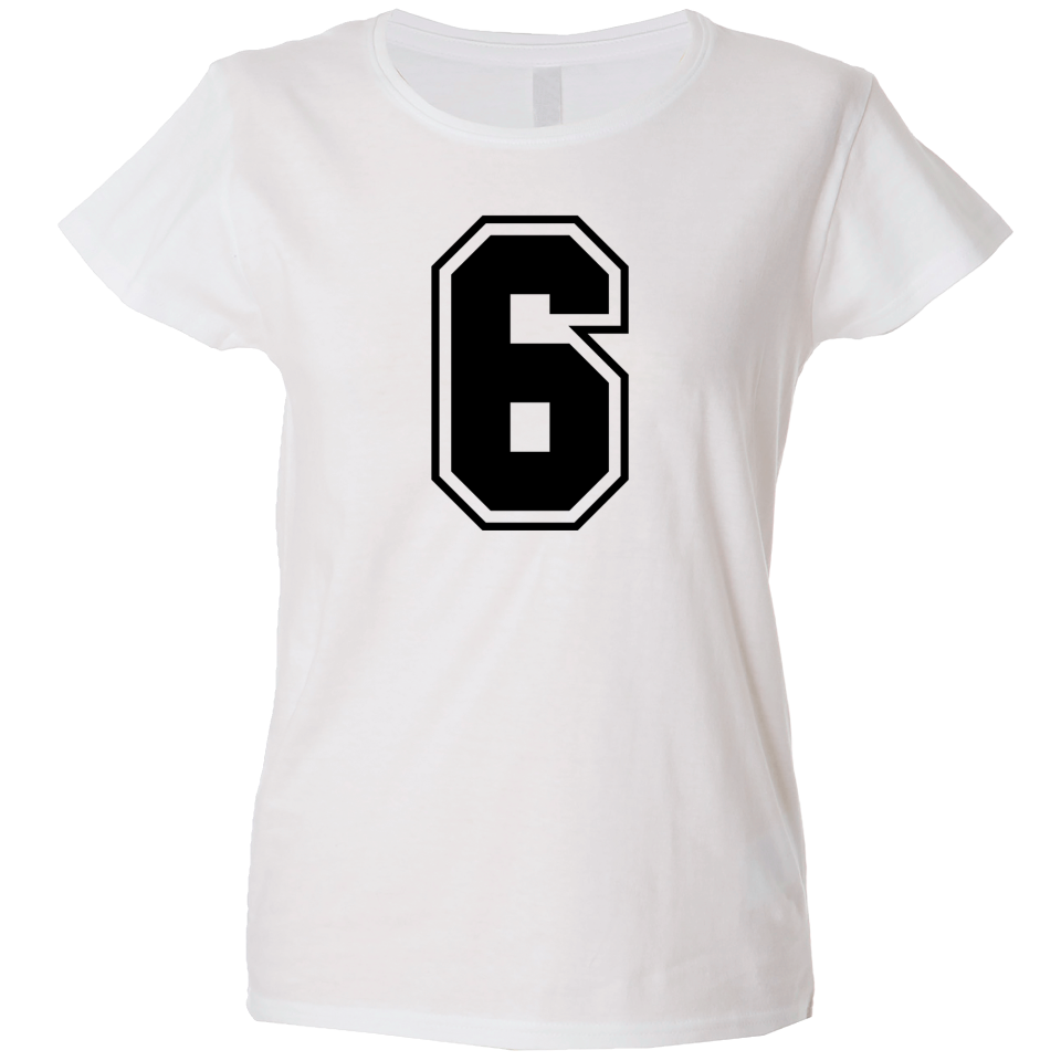 Camiseta mujer número 6