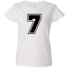 Camiseta mujer número 7