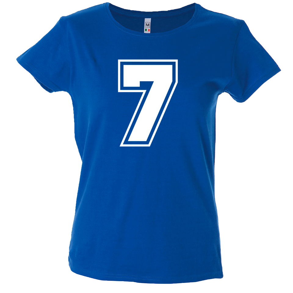 Camiseta mujer número 7