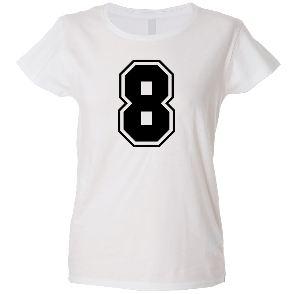 Camiseta mujer número 8