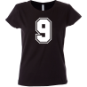 Camiseta mujer número 9