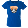 Camiseta mujer oso cubrebocas calavera