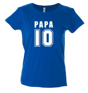 Camiseta mujer papa 10