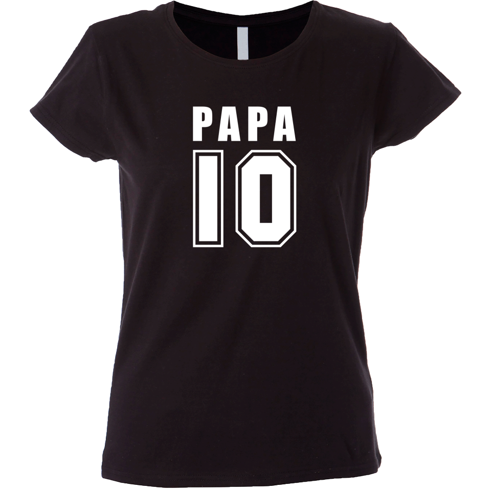 Camiseta mujer papa 10