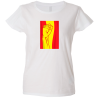 Camiseta mujer puño en bandera Española