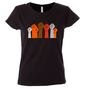 Camiseta mujer puños feministas