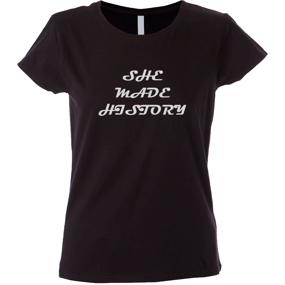 Camiseta mujer she made history