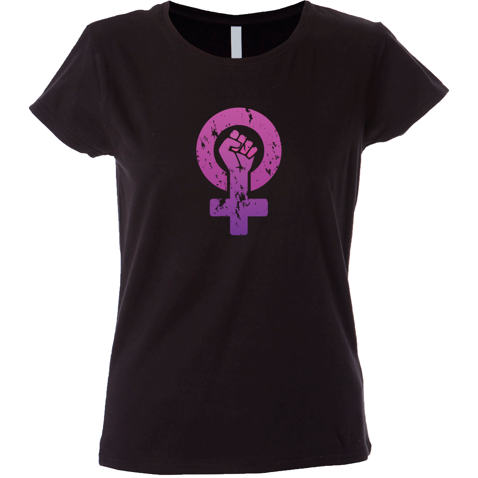 Camiseta mujer símbolo feminista