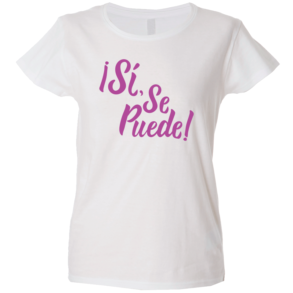 Camiseta mujer sí se puede