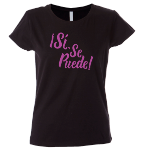 Camiseta mujer sí se puede