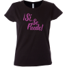 Camiseta mujer sí se puede