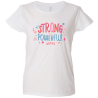 Camiseta mujer strong powerful woman