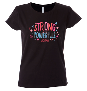 Camiseta mujer strong powerful woman